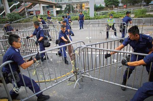 La polica reprime protesta en Hong Kong