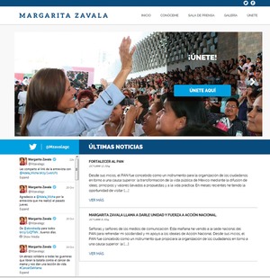 Vuelve a la escena p�blica la pareja Calder�n-Zavala