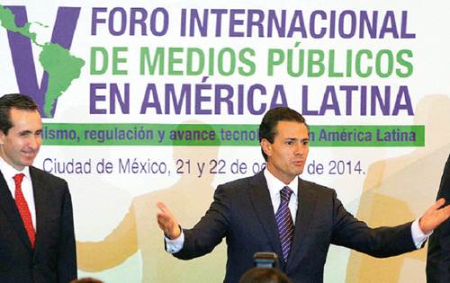 El gobierno trabaja por la libertad de expresi�n: EPN