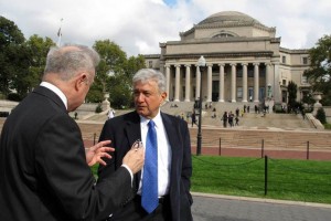 Andrs Manuel Lpez  Obrador acudi a la la Universidad de Columbia, en Nueva York, Estados Unidos, 