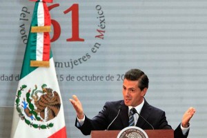 El presidente Enrique Pea Nieto asent que el Mxico en paz, incluyente y prspero que quieren los 