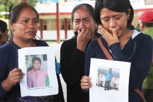 A seis d�as de los sucesos violentos en Iguala, entre los familiares de los normalistas desaparecido