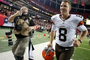 Cleveland gana con gol de campo en el cierre del partido Billy Cundiff celebra su patada de anotacin