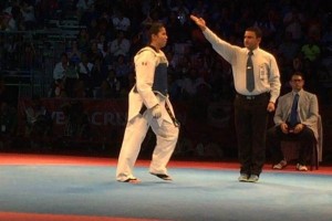La taekwondon mexicana se impuso en la categora de los +73 kgs.