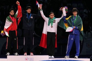 Damin Villa, bronce en el TKD en los JCC Damin Villa perdi por punto de oro en semifinales