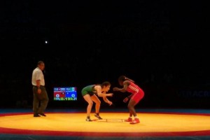 <b>JCC 2014</B> Romero gana oro en lucha para Mxico La mexicana logr la victoria sobre la cubana en la final