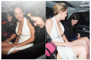 En otro evento p�blico, Jennifer Lawrence ense�a de m�s