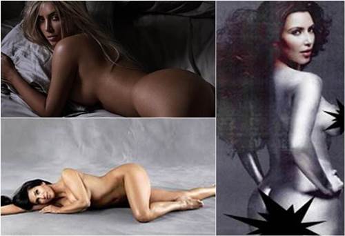 Kim Kardashian, una historia de desnudos