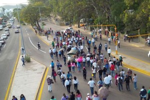 Hasta este momento las marchas desde los 4 puntos de la ciudad de Oaxaca han transcurrido sin incide