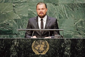 En septiembre pasado, Leonardo DiCaprio fungi como mensajero de paz en la Cumbre de Cambio Climtic