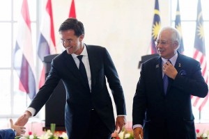 El primer ministro de Holanda, Mark Rutte, se encuentra en Malasia de visita oficial