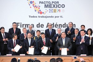 PRI celebra resultados del Pacto por Mxico