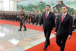 En el Gran Palacio del Pueblo, en Beijing, el presidente Enrique Pea Nieto fue recibido oficialment