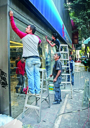 Calculan en 32 mdp da�os tras protesta del lunes