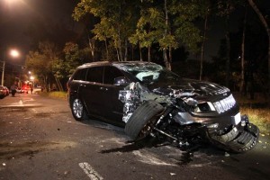 Se contradice Valencia sobre accidente de auto