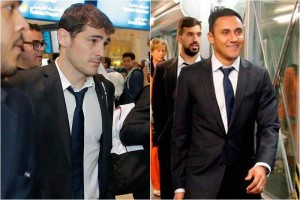 Casillas y Navas se encuentran en Dubai para un duelo amistoso. 