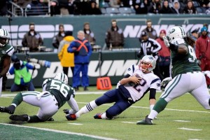 <b>NFL</b> Se desploman los Jets ante Patriotas Los 'Pats' vern descanso en la primera semana de los postemporada.