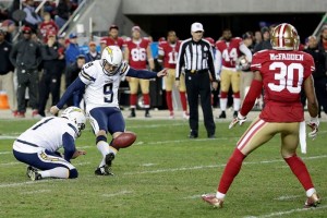 Novak decide triunfo de Chargers con gol de campo en TE Nick Novak dio la victoria a San Diego gracias a que el tackle Sean Lissemore recuper un baln suel