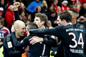 El Bayern termin� as� la primera mitad de Bundesliga con 14 victorias y tres empates en 17 fechas.