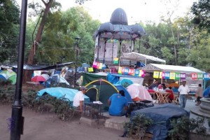 La Seccin 22 del SNTE ampli el plantn del Zcalo, hasta las calles del Centro Histrico de la ciu