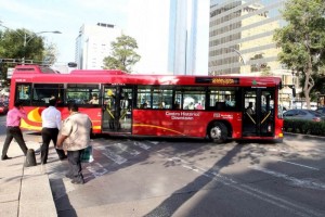 El director del sistema de transporte, Guillermo Caldern, mencion que se utilizarn autobuses lige
