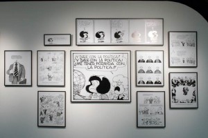 Festejan a Mafalda en Chile En la muestra los visitantes pueden acompaar a Mafalda en un recorrido por los principales hitos y