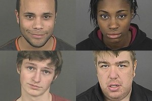 Alex Brook, Joseph Parnell, Sean Sorensen y Auvia Bellamy est�n acusados de robar una esfera y tres 