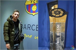 Messi super� a Telmo Zarra como m�ximo goleador hist�rico del campeonato.
