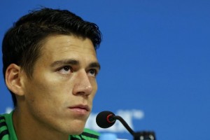 El central mexicano durante una conferencia de prensa 