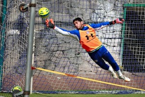 El arquero de La M�quina quiere ser seleccionado por el 'Piojo'