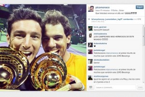 El argentino expres� su felicidad y comparti� la primera foto del t�tulo en sus redes sociales. 