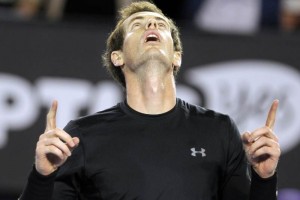 Andy Murray celebra su pase a la semifinales tras derrotar Nick Kyrgios  por 6-3, 7-6 y 6-3