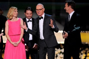 Michael Keaton agradece el premio a Birdman