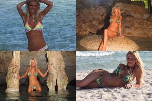 Acusan a actriz de usar photoshop para verse an ms delgada Su cintura parece un poco ms marcada sobre todo si se compara con la imagen superior izquierda