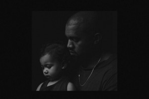 Kanye West cargaba a su hija North sobre las piernas cuando lleg a su mente la letra del tema, la c