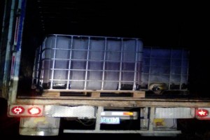 El cami�n trasportaba 10 contenedores con mil litros de gasolina cada uno