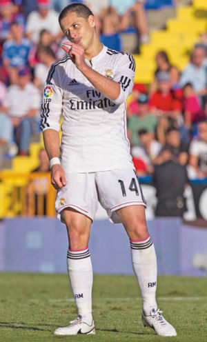 Javier Hern�ndez registra escasos minutos de acci�n con los Merengues, dada la poca confianza que le