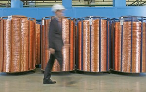 Grupo M�xico pierde 4.70% por ca�da en precios del cobre