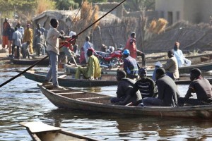 Debido a los atentados  muchas personas han buscado refugio en islas del Lago Chad donde las organiz