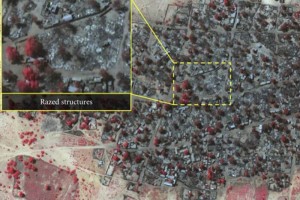 Miles murieron cuando los extremistas destruyeron casi tres mil 700 edificios y estructuras, incluid