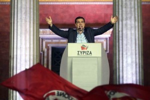 Alexis Tsipras, que quiere renegociar los trminos de la deuda griega y revertir las medidas de aust