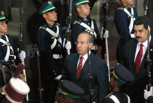 Calder�n tiene nexos con el narco: Maduro