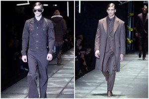 ELEMENTOS. Los zapatos con plataforma y de cuero negro, marrn y beige fueron la pieza clave de la coleccin de