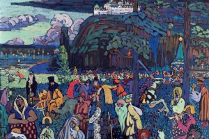 La muestra busca de comprender cmo Kandinsky llev a cabo su transicin de una pintura figurativa a