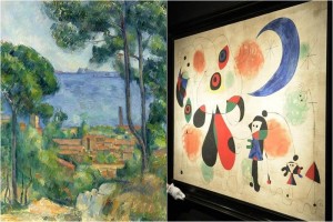 Mir� y Cezanne superan expectativas en subasta