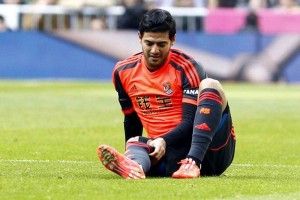 Vela se recupera de una rotura en el menisco interno de la rodilla derecha.