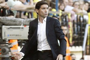 Marceliono Garc�a Toral durante partido de la Liga de Espa�a