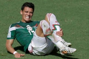 Moreno arrastra una lesi�n desde el Mundial de Brasil 2014. 
