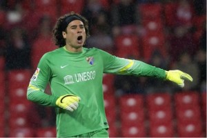 Guillermo Ochoa en partido de la Copa de Rey