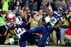 Malcolm Butler intercept� un env�o de  Russell Wilson en la zona de  anotaci�n cuando restaban 20  s